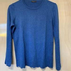 J McLaughlin XS Long Sleeve Shirt Blouse Women Extra Small Cashmere Cotton blend